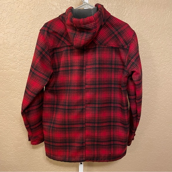 NWOT Dickies Flannel Fleece Jacket Coat Fall Winter Outdoor Men's Small Shacket - Picture 7 of 10